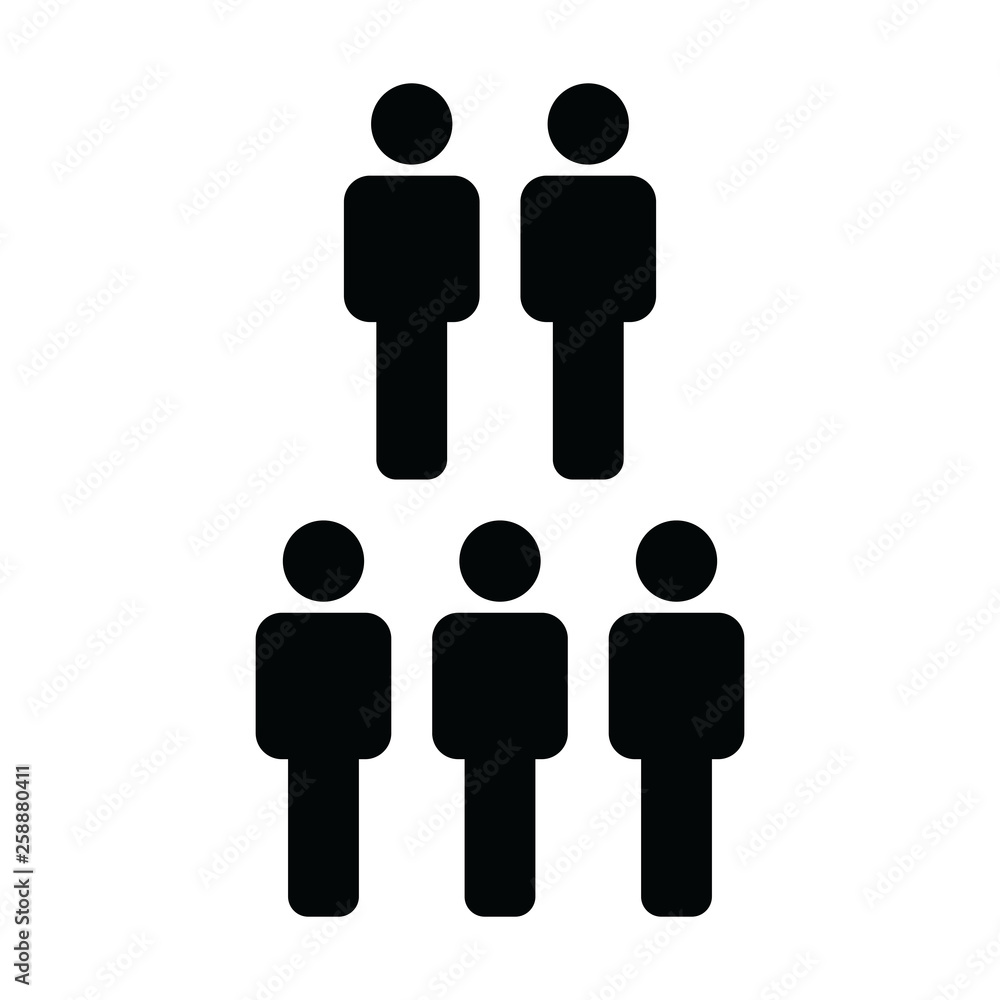 Partnership icon vector male group of people symbol avatar for business management team in flat color glyph pictogram illustration Partnership icon vector male group of people symbol avatar for business management team in flat color glyph pictogram illustration