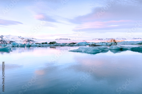 Icebergs at sunrise © Michelle