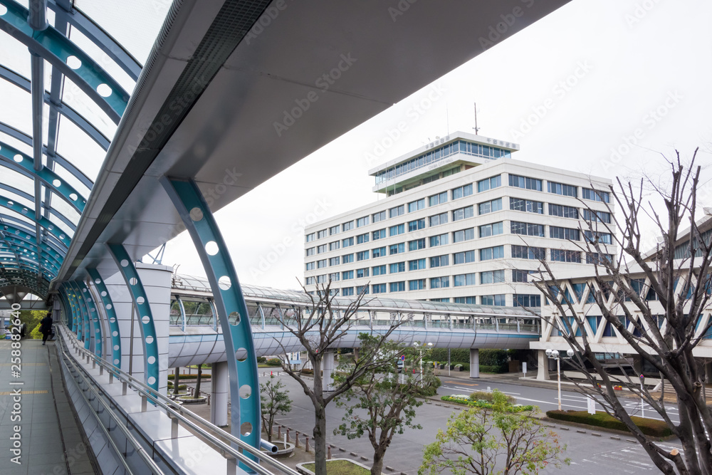 Obraz premium Chiba, Japan, 03/30/2019 , Chiba city hall, prefectural office.