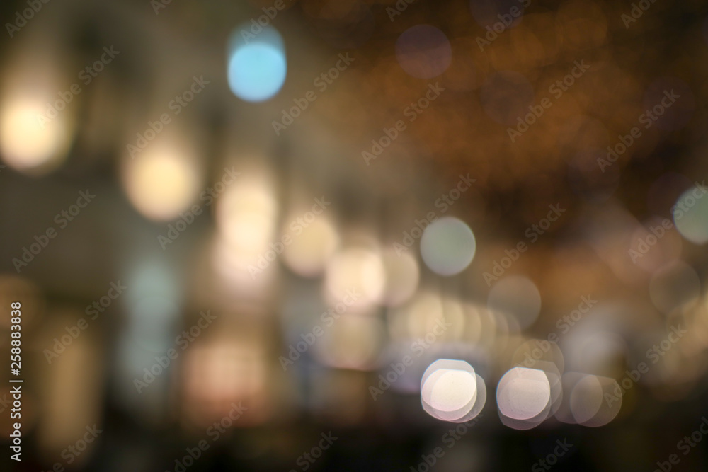 Lights of night bokeh as abstract background Lights of night bokeh as abstract background