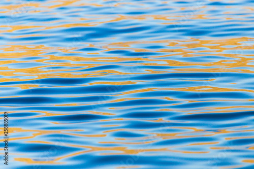 Surface on the pond as a background