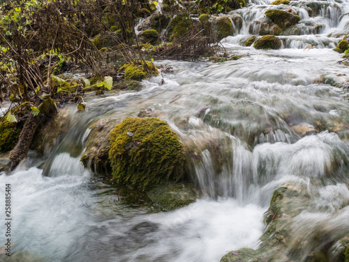 Plitvice lakes stream