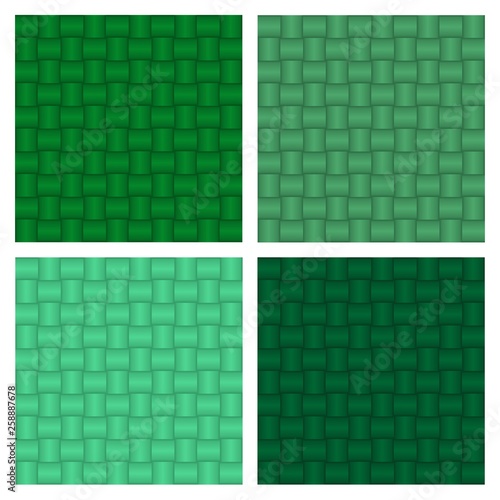 Green braided backgrounds