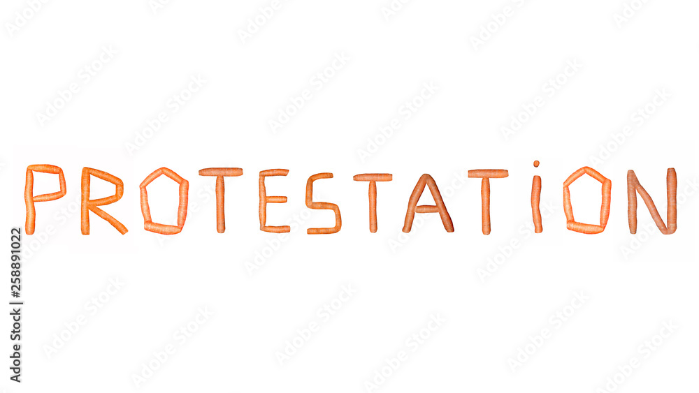 Wortbildung aus Karottenbuchstaben Wortbildung aus Karottenbuchstaben