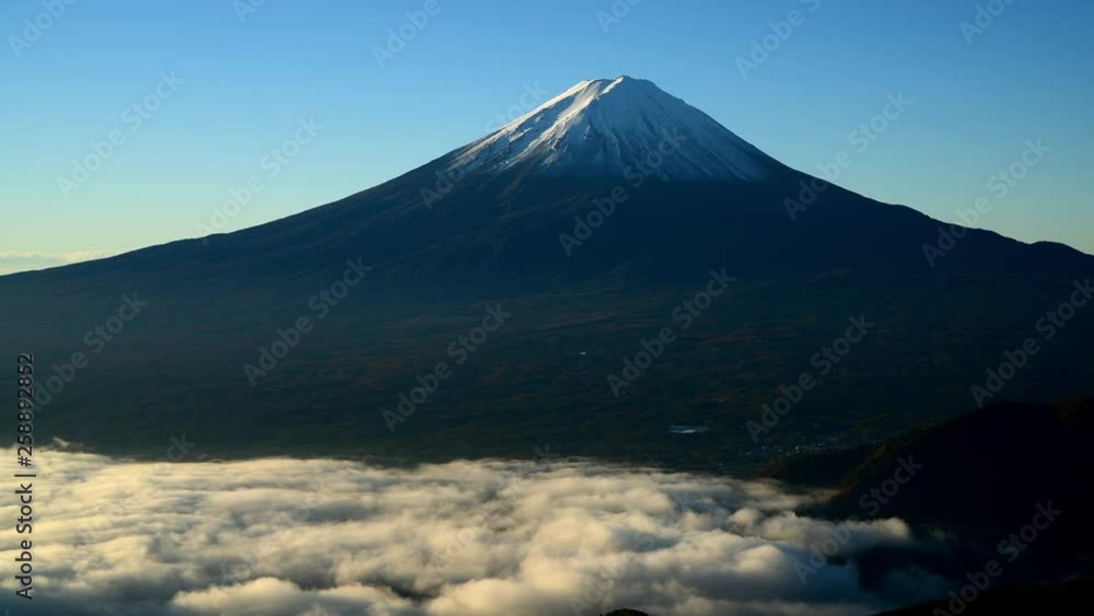 新道峠より富士山 新道峠より富士山