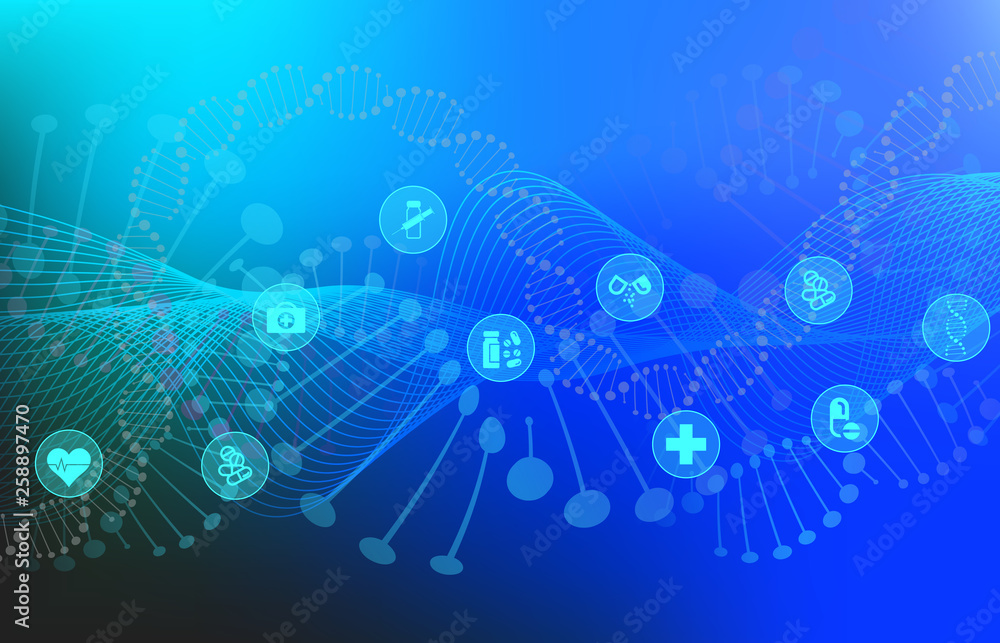 Big Data Visualization with DNA Helix and Medical Icons Big Data Visualization with DNA Helix and Medical Icons