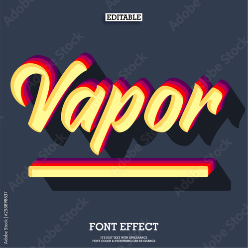 vintage retro font with brush script typeface