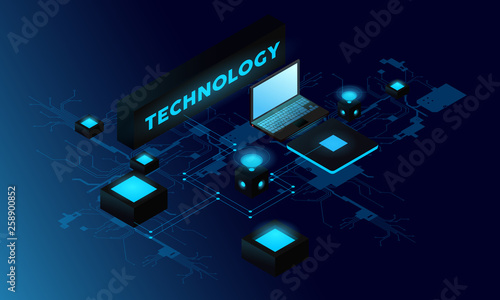 Technology concept, background