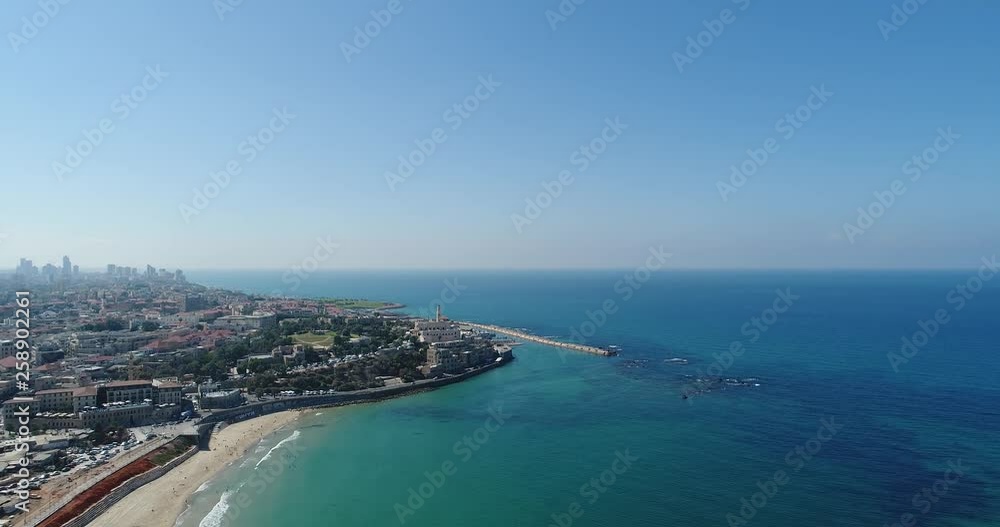 The beach of Tel Aviv, Israel. The beach of Tel Aviv, Israel.