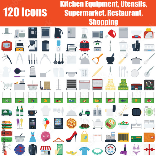 Set of 120 Icons