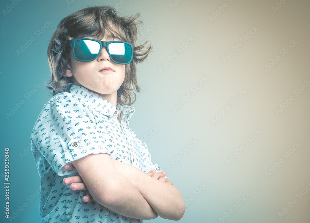Kid with sunglasses Kid with sunglasses