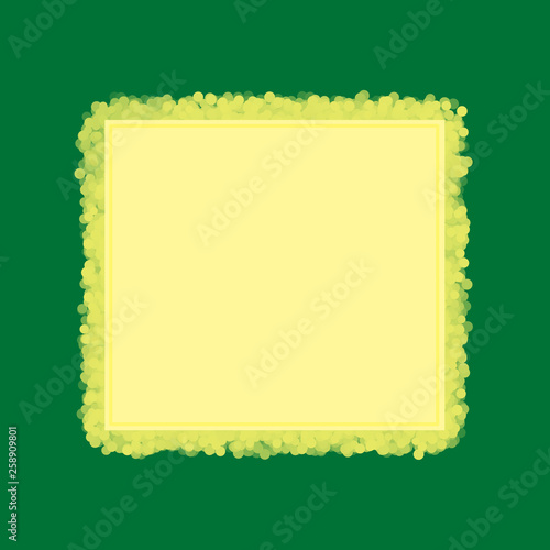 cute stylish branding green layout with unusual stroke