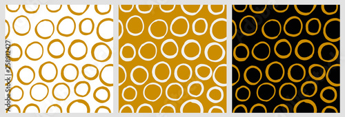 Seamless vector hand paint dotted vector background 