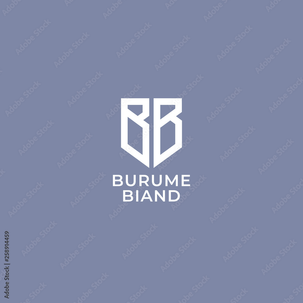 BB. Monogram of Two letters B&B . Luxury, simple, minimal and elegant BB logo design. Vector illustration template. BB. Monogram of Two letters B&B . Luxury, simple, minimal and elegant BB logo design. Vector illustration template.