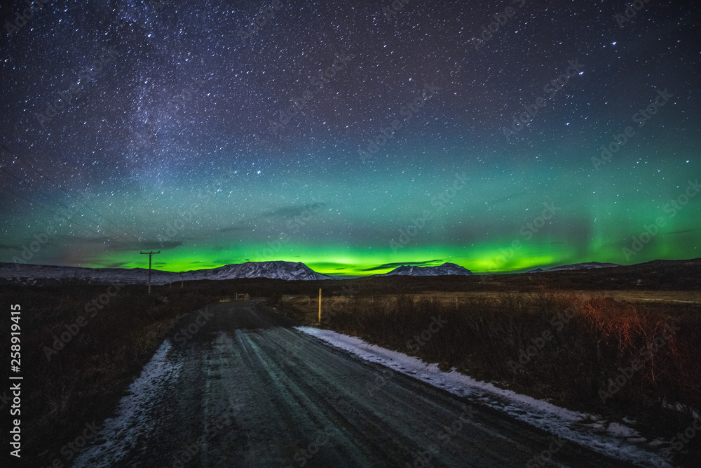 Iceland - Aurora borealis (Polarlicht)