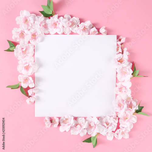 Frame with flowers.