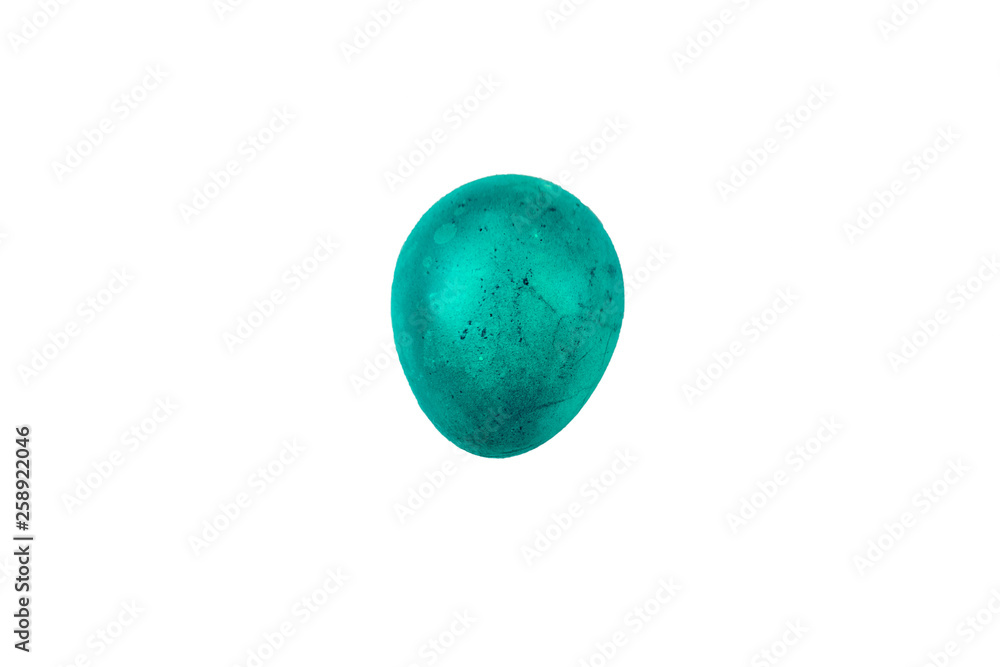 Colorful handmade easter egg isolated on a white background Colorful handmade easter egg isolated on a white background