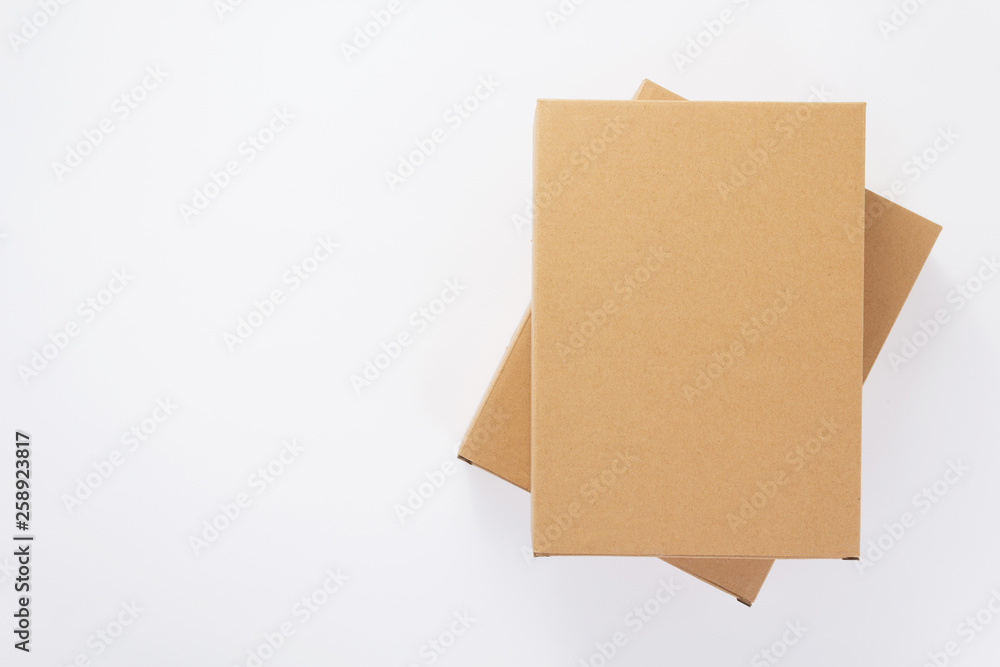 cardboard box on white background cardboard box on white background