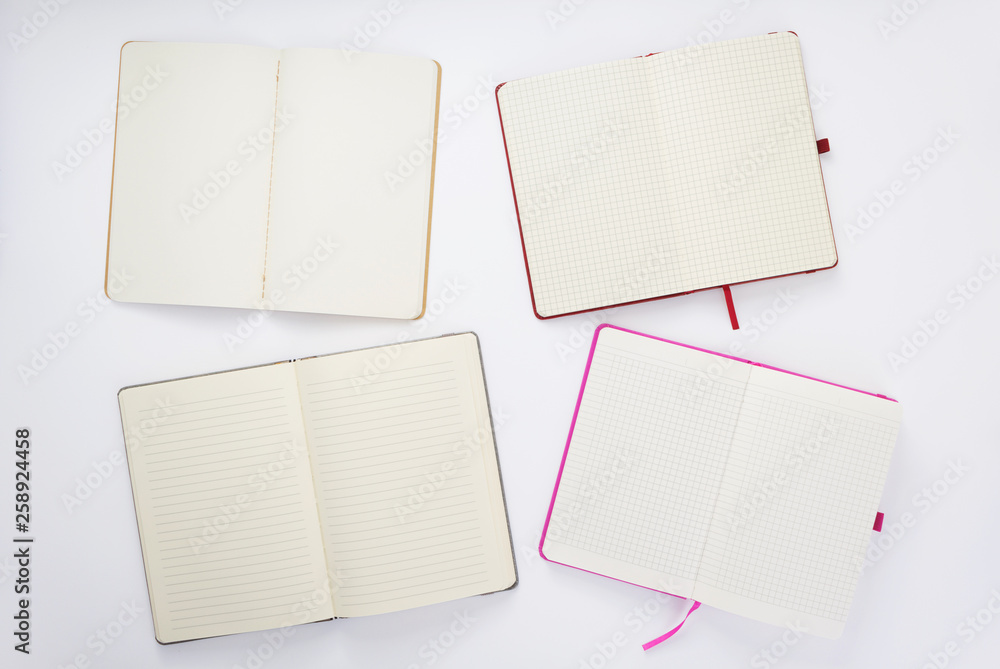 notebook at white background notebook at white background