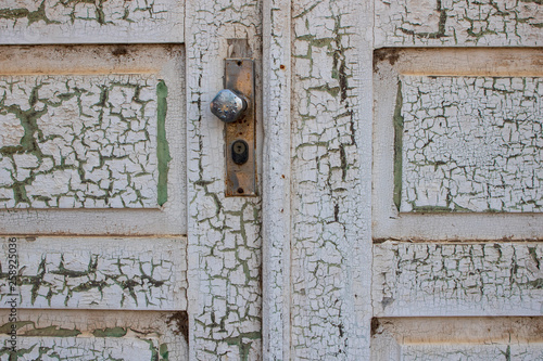Old closed door