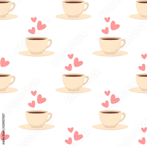 Love tea pattern