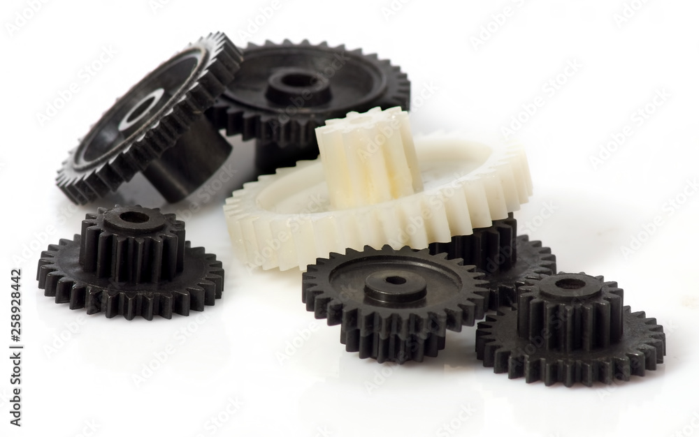 isolated image of gear wheel close up isolated image of gear wheel close up