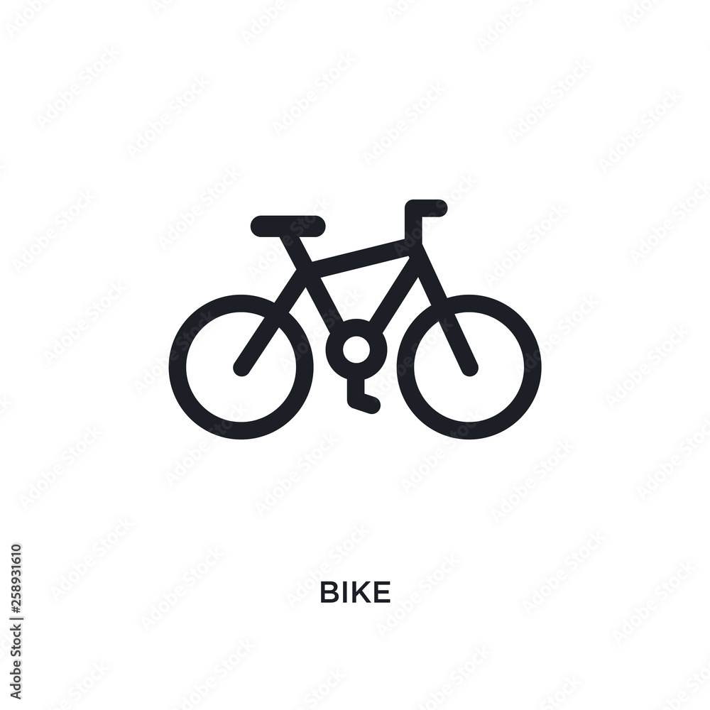 black bike isolated vector icon. simple element illustration from travel concept vector icons. bike editable logo symbol design on white background. can be use for web and mobile black bike isolated vector icon. simple element illustration from travel concept vector icons. bike editable logo symbol design on white background. can be use for web and mobile