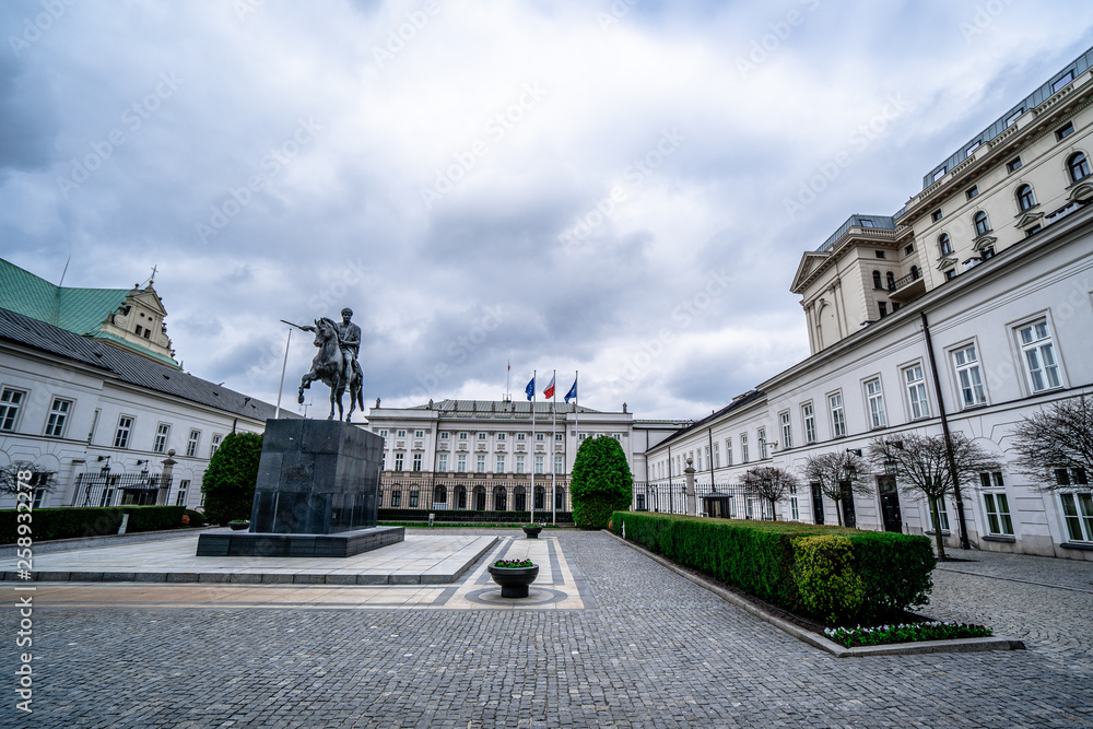 Poland, the Presidential Palace in Warsaw