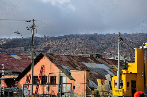 La Paz bus station sourroundings photo