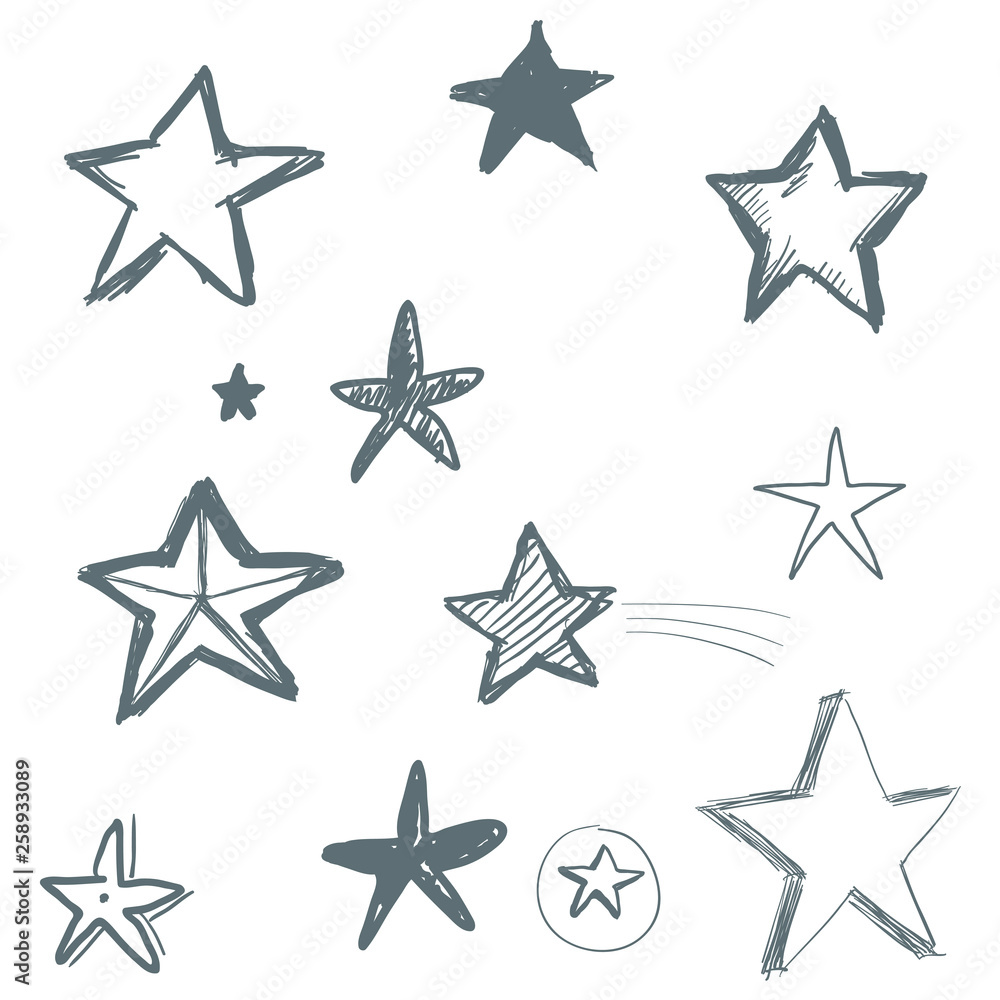 Handdrawn stars Handdrawn stars