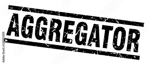 square grunge black aggregator stamp