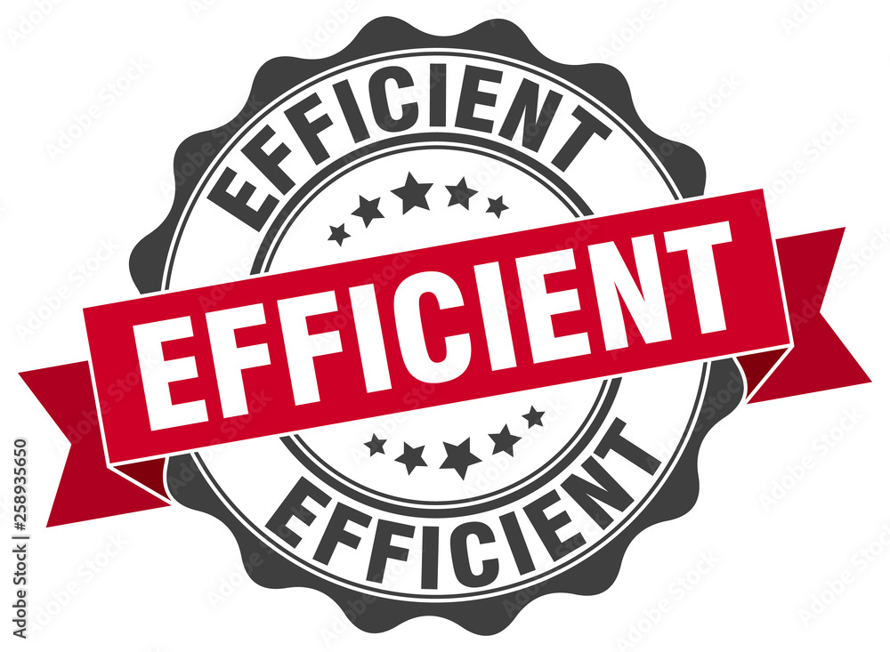 Obraz premium efficient stamp. sign. seal