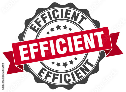 efficient stamp. sign. seal
