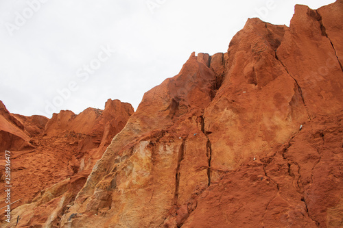 Cliffs look like Mars