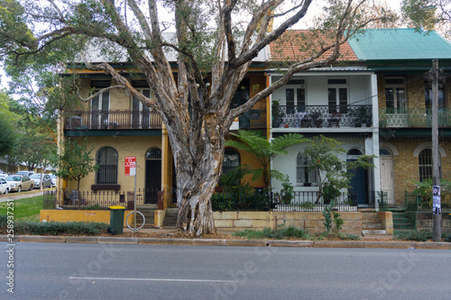 street at morning in Sydney photo