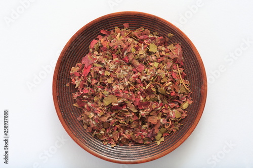 (Herb) image of red grape leaf