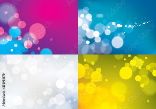 Bokeh abstract blurry light...