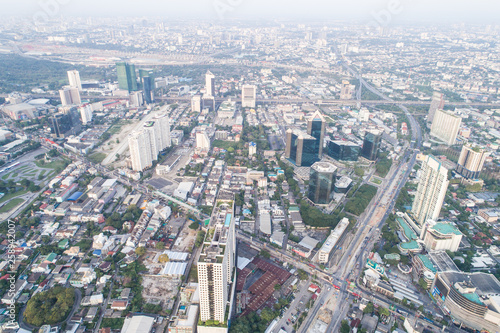 Modern citycondominium and office block building