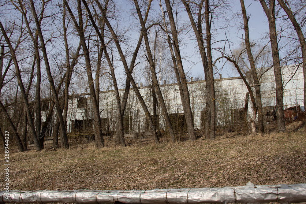 The Chernobyl accident. Pripyat before and after The Chernobyl accident. Pripyat before and after