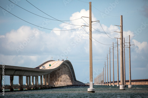 Seven Mile Bridge in Florida Keys photo