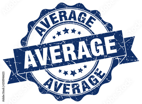 average stamp. sign. seal