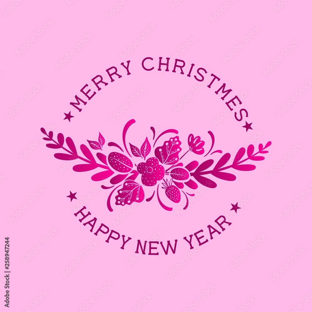 Obraz premium Merry Christmes