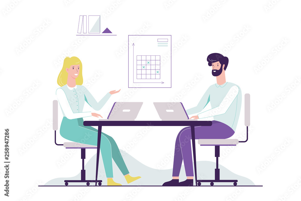 Coworking concept. Idea of the business people Coworking concept. Idea of the business people