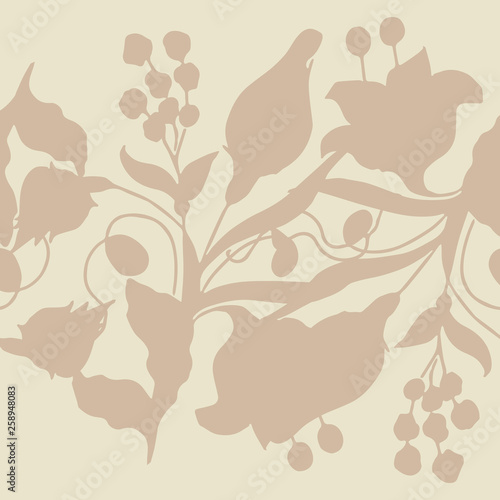 Beatiful flower. Vector seamless pattern.Seamless pattern can be used for wallpaper, pattern fills, web page background,surface textures.