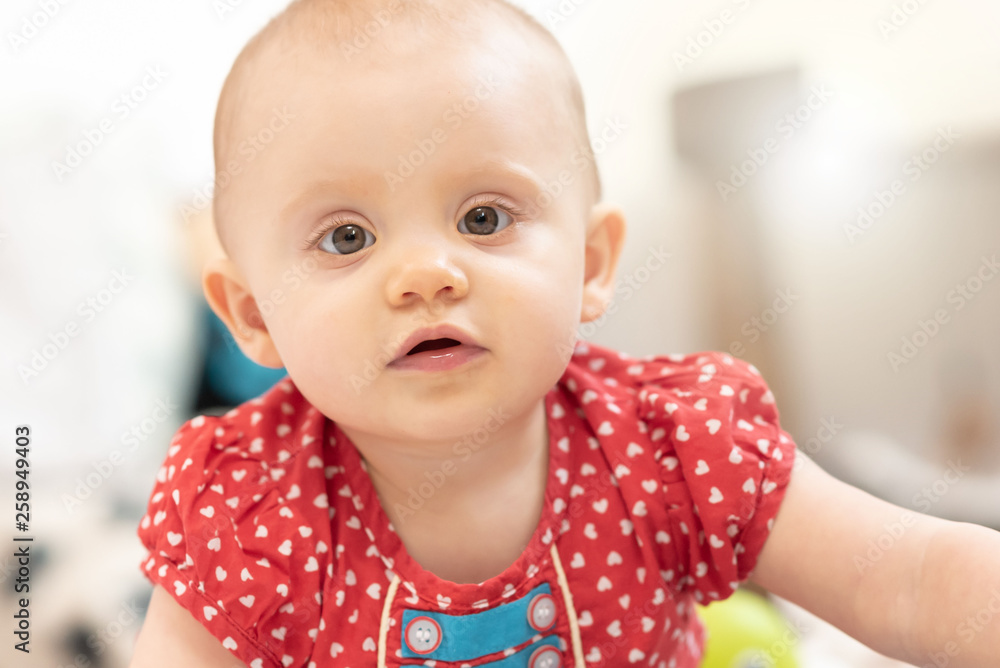 Portrait of cute baby girl Portrait of cute baby girl