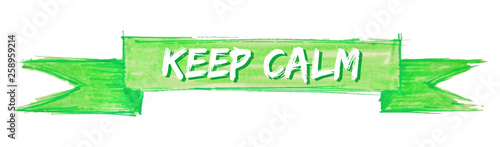 keep calm ribbon