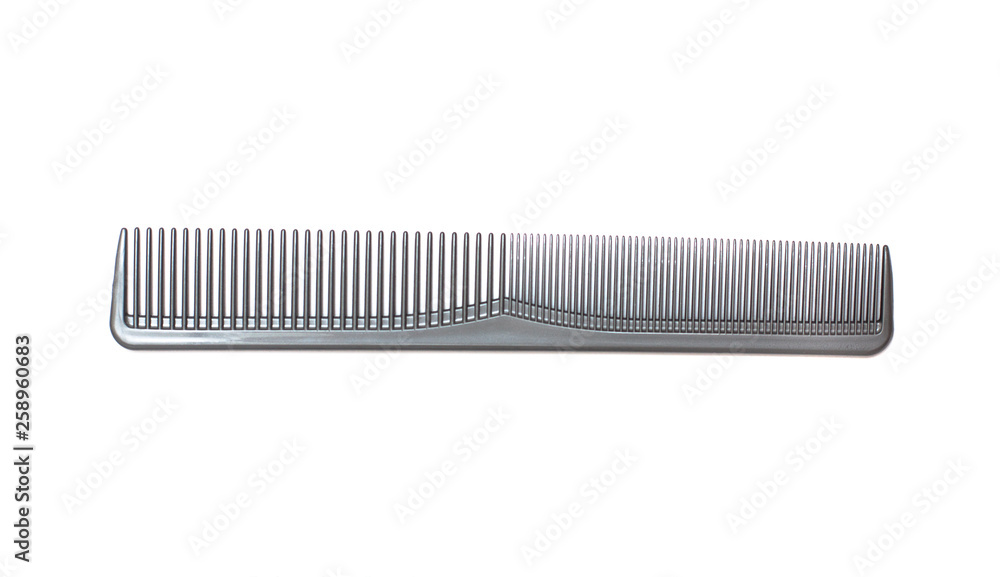 Plastic Hairbrush. Isolated on white background Plastic Hairbrush. Isolated on white background