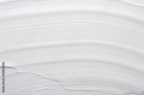 White texture of cosmetic body care cream background