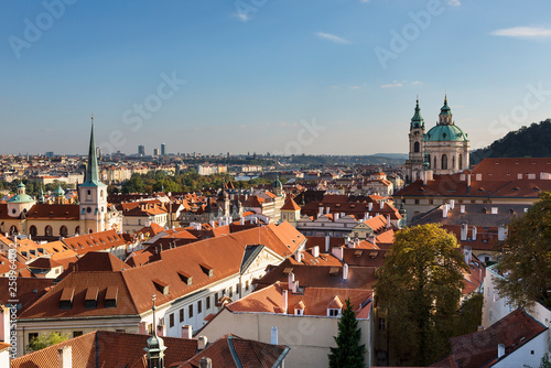 Prague, Skyline, St. Nicholas Church, Old Town