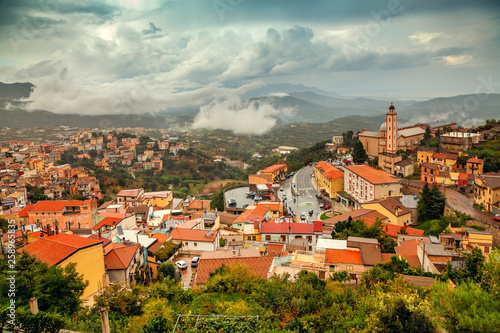 Lanusei town and comune in Sardinia in the Province of Nuoro, Italy. Sardinia architecture and landmark.